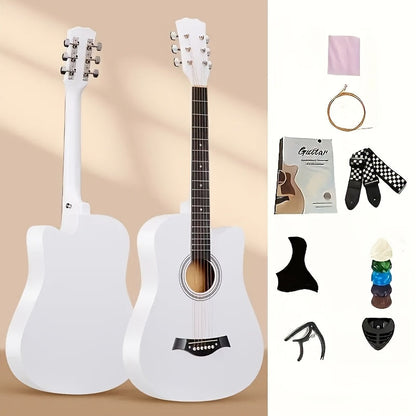 Acoustic Guitar shown in the 【white】 option