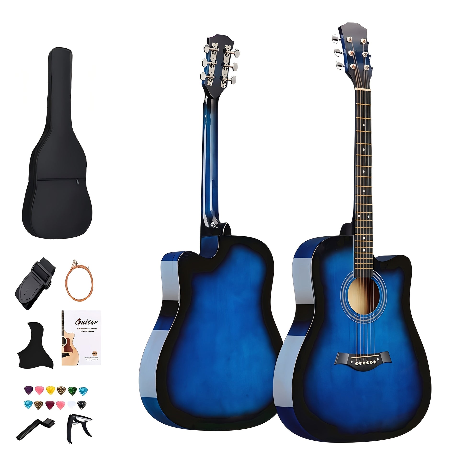 Acoustic Guitar shown in the 41 inches [blue]-A option