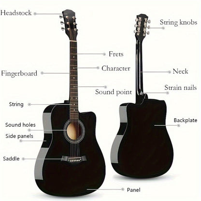Acoustic Guitar, 41 Inches, This, Comprehensive, Designed for Lessons and Practice detail image - detail view 10