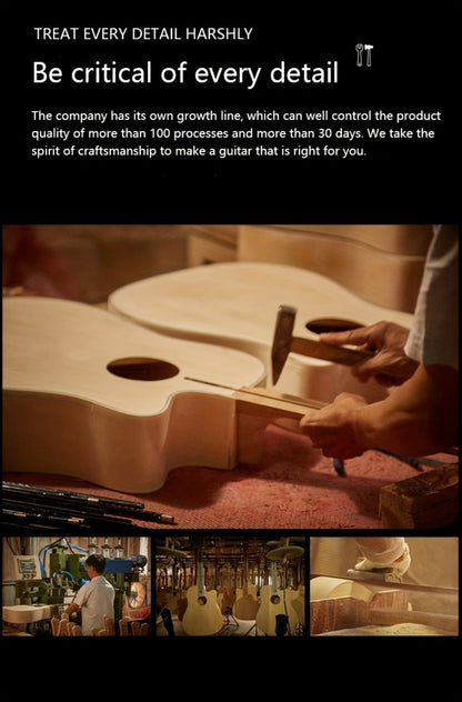 Acoustic Guitar, 41 Inches, This, Comprehensive, Designed for Lessons and Practice detail image - detail view 15