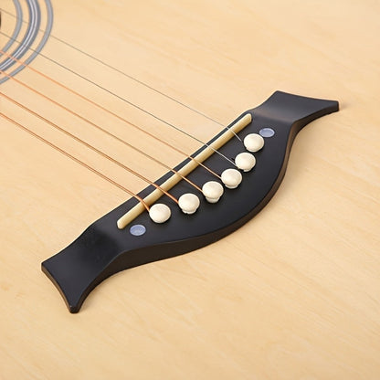 Acoustic Guitar, Black, 38 Inch, Inch, Beginner, Set for Lessons and Practice detail image - detail view 11