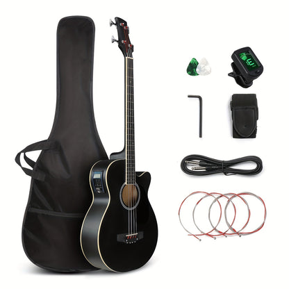 Acoustic Guitar shown in the Black option