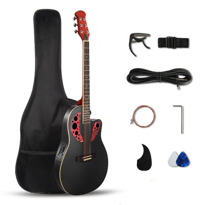 Acoustic Guitar shown in the Black option