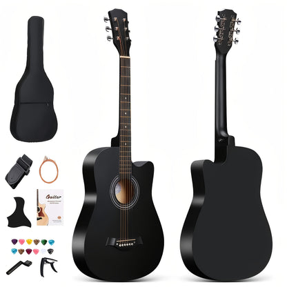 Acoustic Guitar shown in the Black-A option