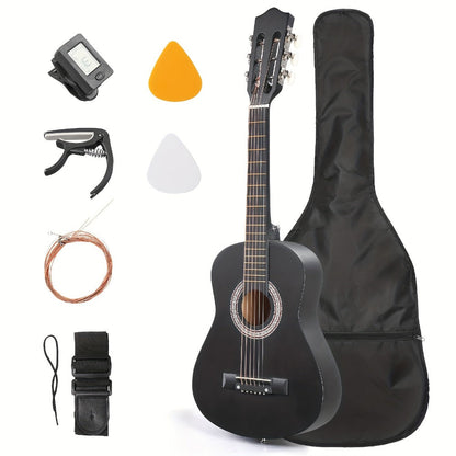 Acoustic Guitar, Light Sky Blue, 30 inch, Glarry, 30-Inch, Size for Lessons and Practice detail image - detail view 11