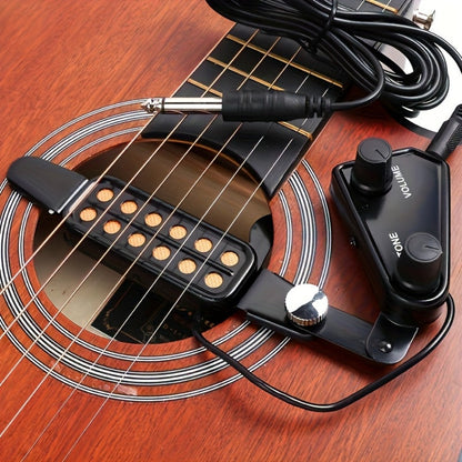 Acoustic Guitar Soundhole Pickup with Volume, Tone and 3-Meter Cable detail image