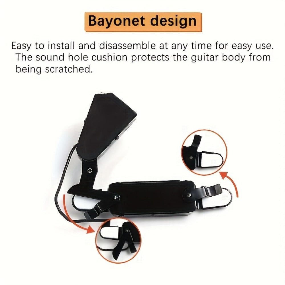Acoustic Guitar Soundhole Pickup with Volume, Tone and 3-Meter Cable detail image - detail view 5