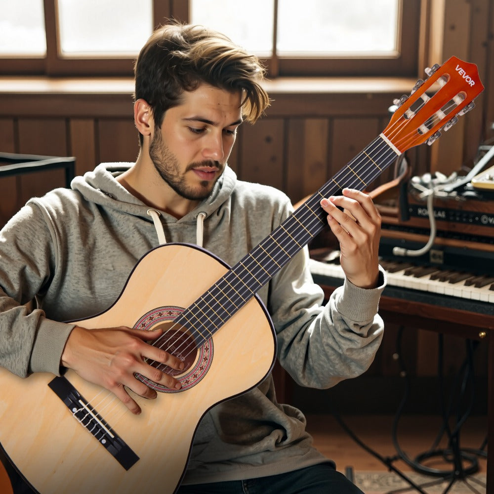 Acoustic Guitar, VEVOR, Classical, Beginner for Lessons and Practice detail image - detail view 18