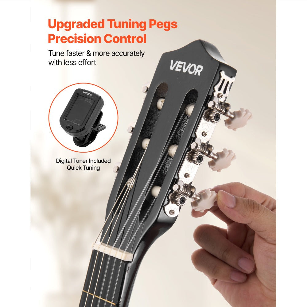 Acoustic Guitar, VEVOR, Classical, Beginner for Lessons and Practice detail image