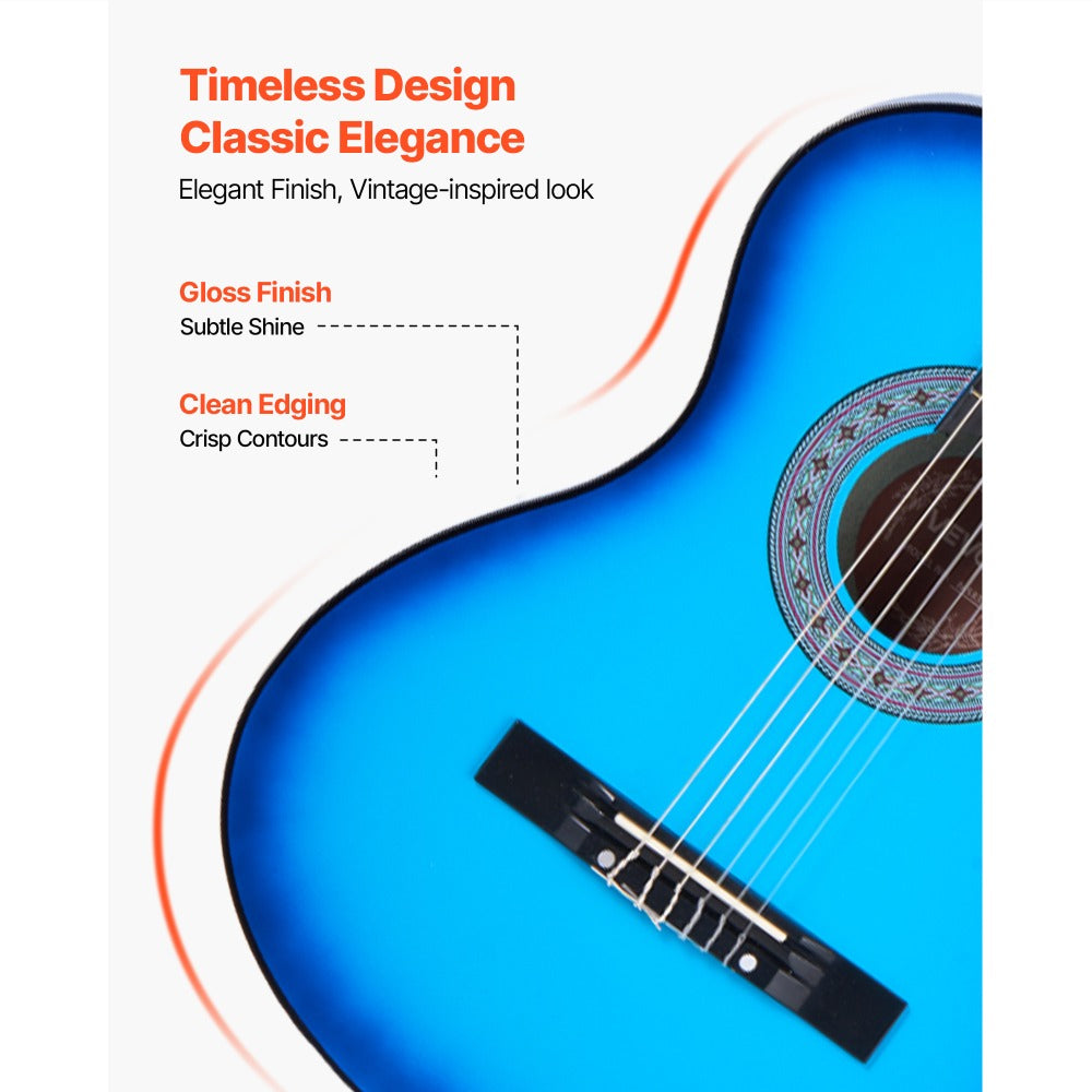 Acoustic Guitar, VEVOR, Classical, Beginner for Lessons and Practice detail image - detail view 21