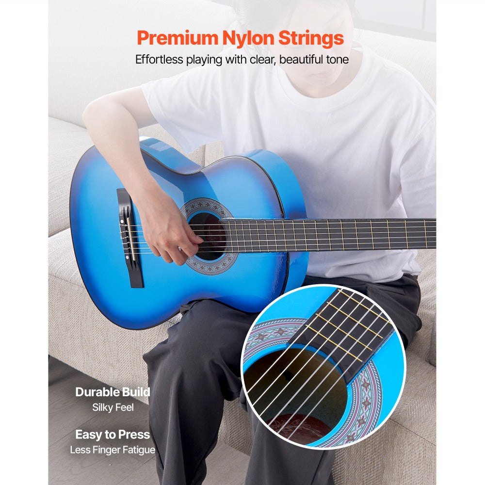 Acoustic Guitar, VEVOR, Classical, Beginner for Lessons and Practice detail image - detail view 23