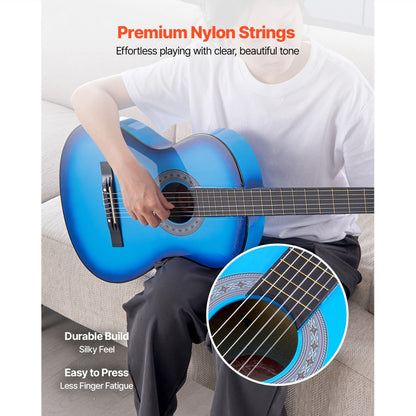 Acoustic Guitar, VEVOR, Classical, Beginner for Lessons and Practice detail image - detail view 23