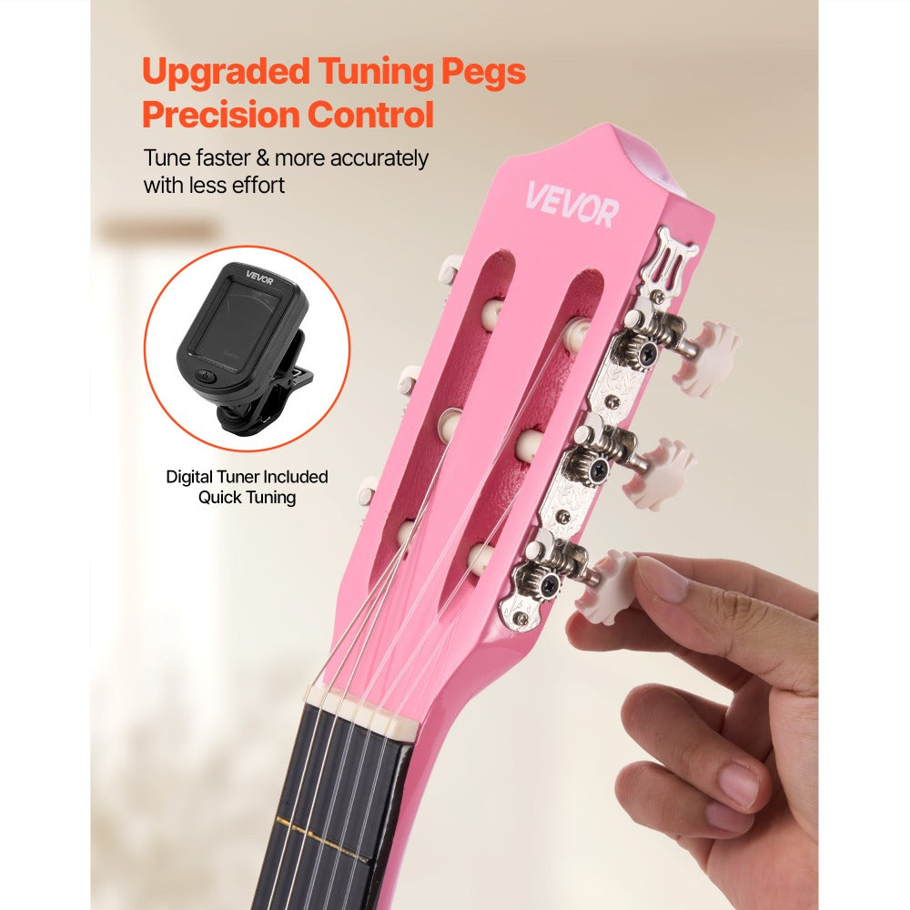 Acoustic Guitar, VEVOR, Classical, Beginner for Lessons and Practice detail image - detail view 27
