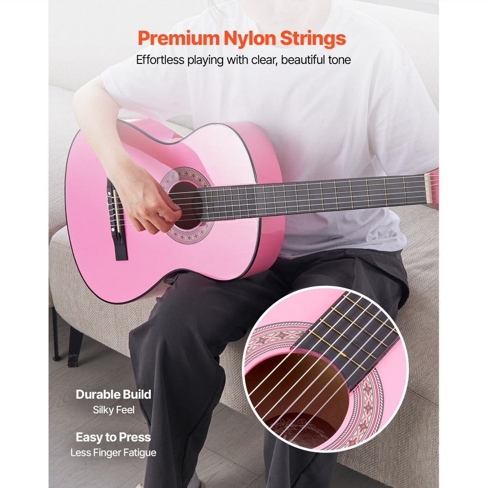 Acoustic Guitar, VEVOR, Classical, Beginner for Lessons and Practice detail image - detail view 28
