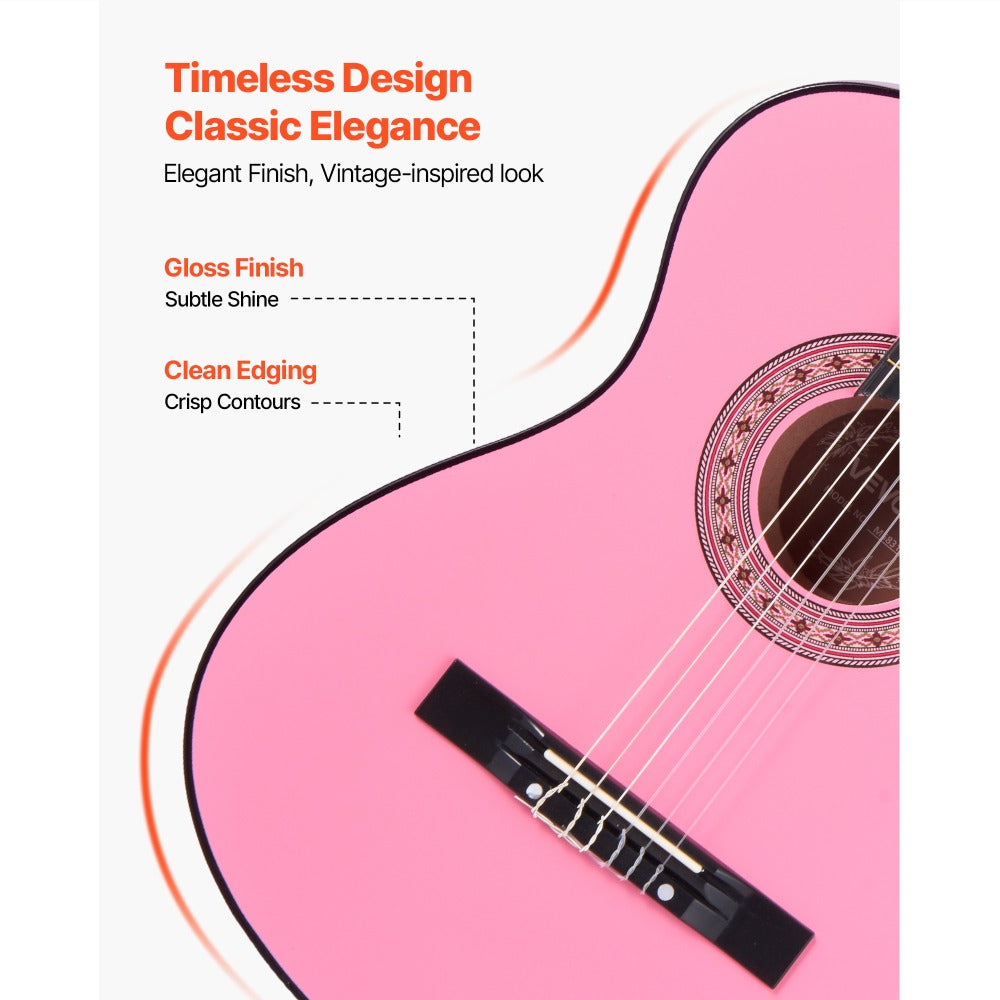 Acoustic Guitar, VEVOR, Classical, Beginner for Lessons and Practice detail image - detail view 30
