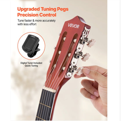 Acoustic Guitar, VEVOR, Classical, Beginner for Lessons and Practice detail image - detail view 34