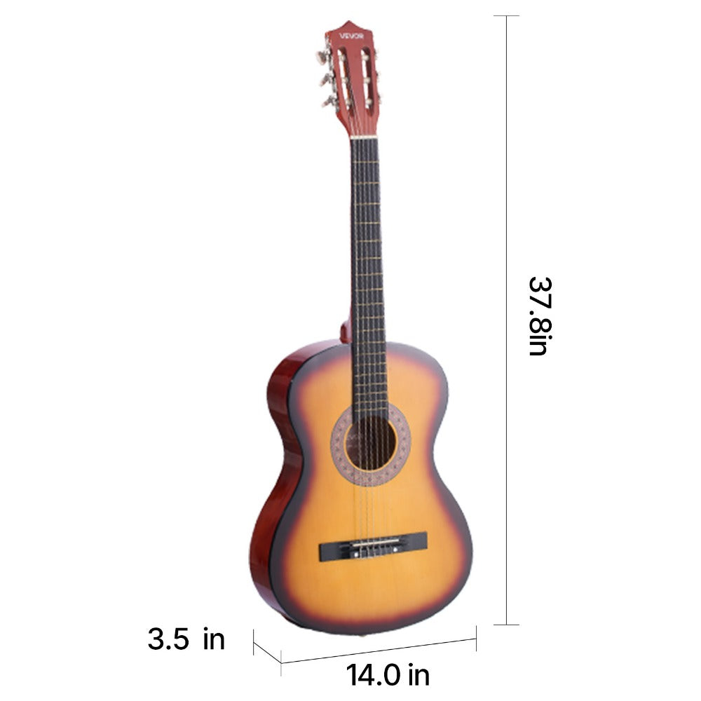 Acoustic Guitar, VEVOR, Classical, Beginner for Lessons and Practice detail image - detail view 36
