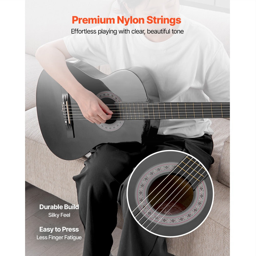 Acoustic Guitar, VEVOR, Classical, Beginner for Lessons and Practice detail image - detail view 4