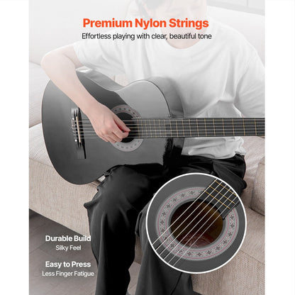 Acoustic Guitar, VEVOR, Classical, Beginner for Lessons and Practice detail image - detail view 4