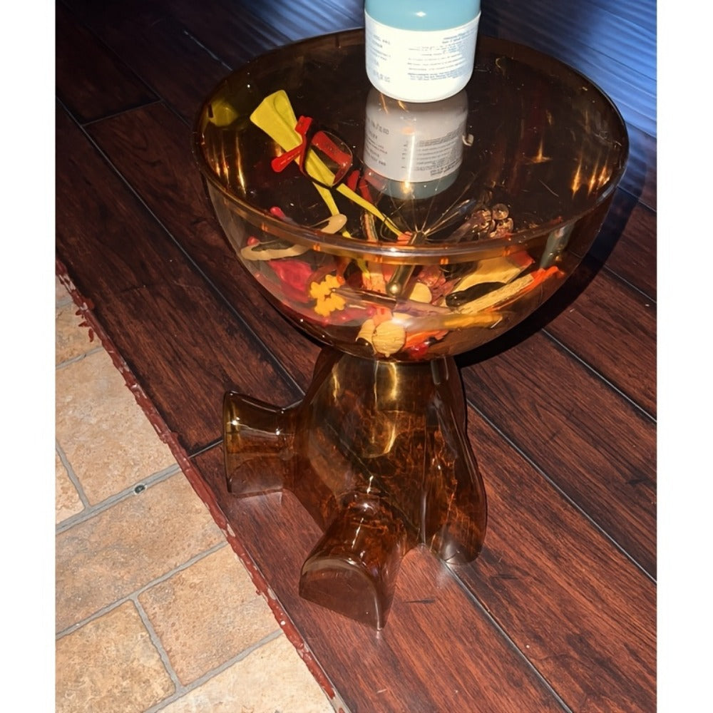 Acrylic Clear Coffee Table, Living Room Center Table for Work, Display, and Everyday Use detail image - detail view 11