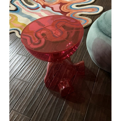 Coffee Table shown in the Transparent Pink option