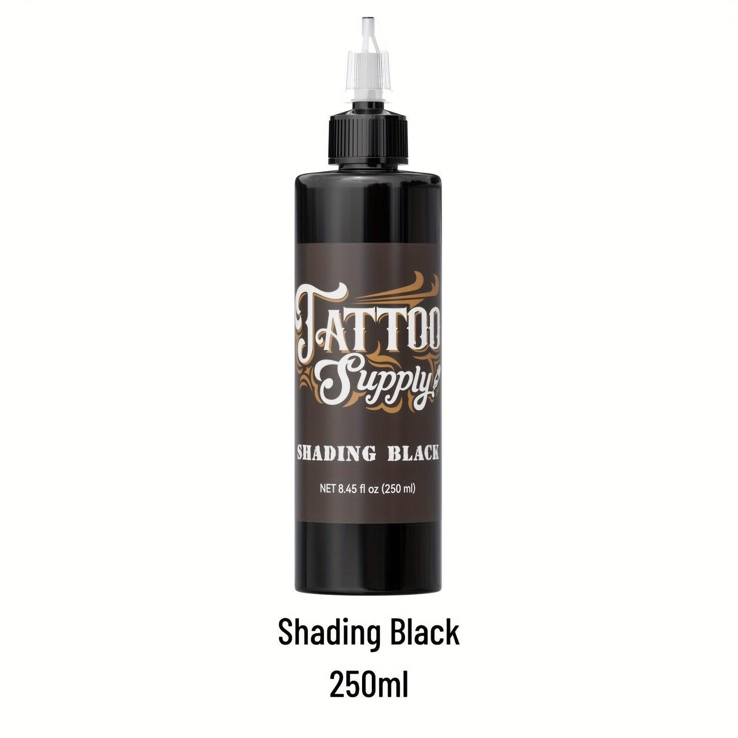 Neebol Super Black Tattoo Ink Darkest Outlining Shading Blending Fade-Resistant Professional Body Art Pigment for Artists & Beginners 100ml