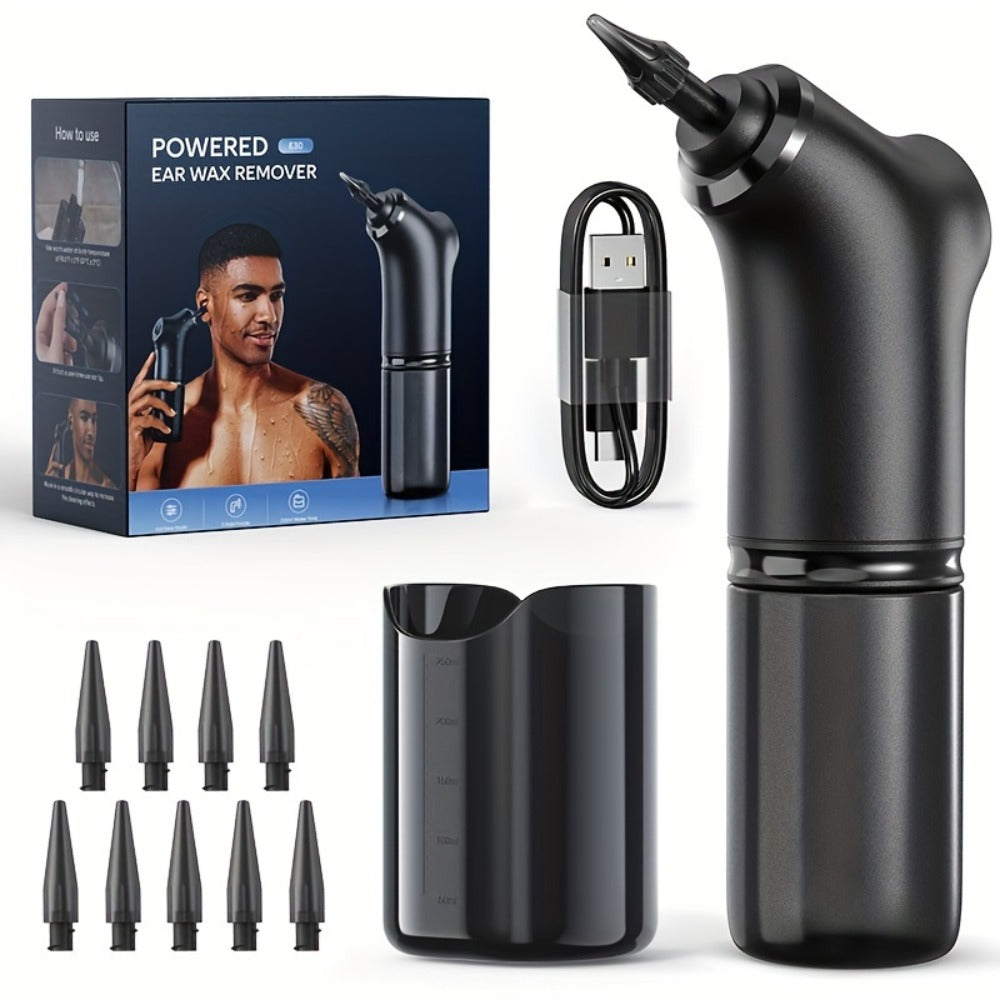 1080P Ear Wax Removal Tool with Camera – Wi-Fi Ear Cleaning Kit with 6 Spoons & Tweezers, Rechargeable, Visual Ear Cleaner for Safe Ear Care