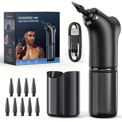 1080P Ear Wax Removal Tool with Camera – Wi-Fi Ear Cleaning Kit with 6 Spoons & Tweezers, Rechargeable, Visual Ear Cleaner for Safe Ear Care