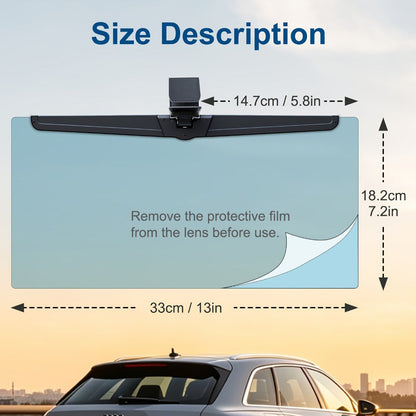 Sun Visor Extender for Car Polarized Anti-Glare UV400 Blocker Clip-On Adjustable Extension Universal Fit Windshield Sun Shade for Safe