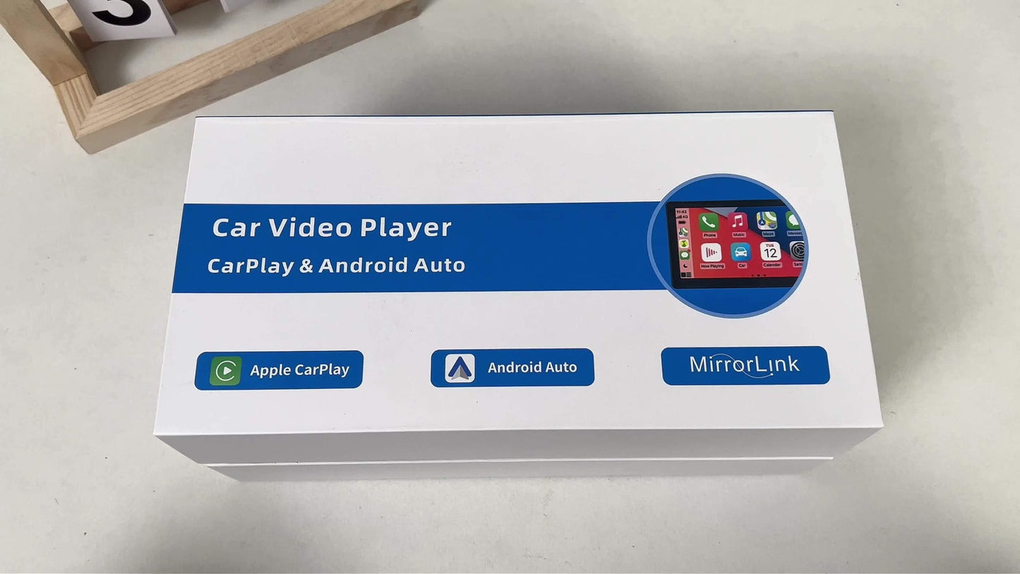 10.26 Inch Car Screen with Wireless CarPlay & Android Auto – Ultra HD Bluetooth Car Monitor, Dual Camera, Reversing Assist, Navigation