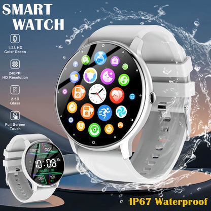 Smart Watch Round Display with Built-In Speaker, Wireless Calling, IP67 Rating and Four Color Options