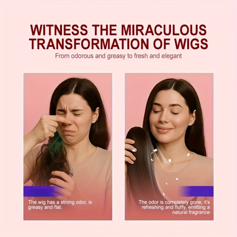 Wig Conditioner Spray with Argan Oil & Vitamin E Leave-In - Sillkva Care for Synthetic & Human Hair Wigs