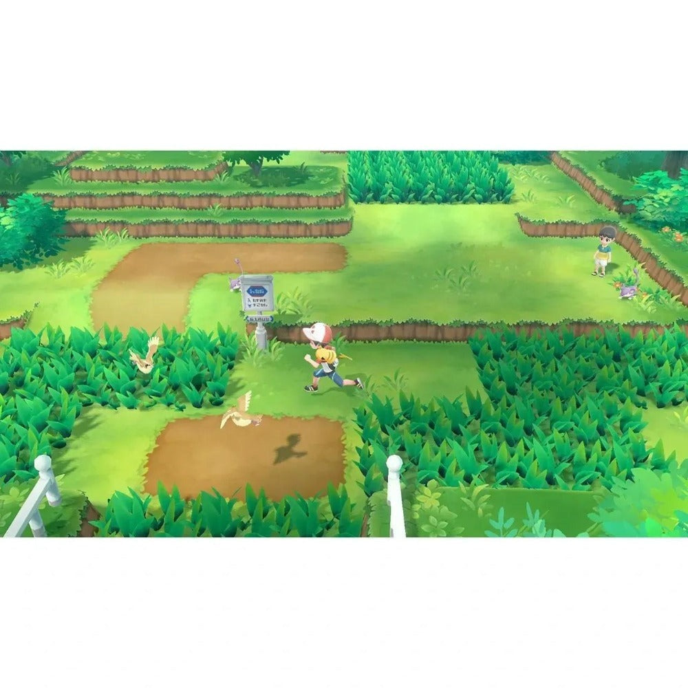 Pokemon Let's Go Pikachu Nintendo Switch Game, US/AS English Edition, Kanto Region Adventure with Motion Catching
