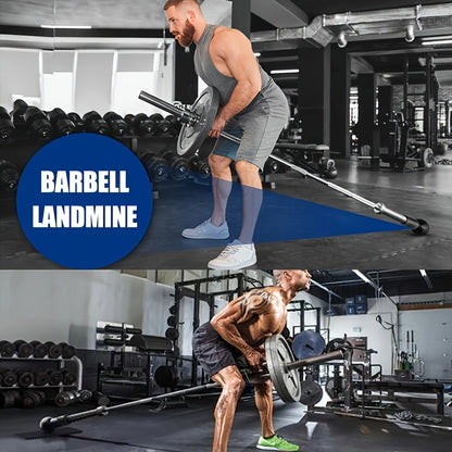 Barbell Landmine Attachment Fits 2 Inch Bars | Turn Any Surface Into a Landmine Station | Home Gym Strength Training for Press Row Squat
