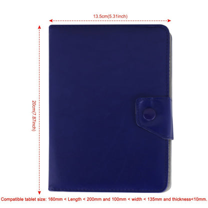 Universal 7- or 8-Inch Tablet Sleeve Case with Magnetic Closure, Folding Stand and Ten Size-Color Options