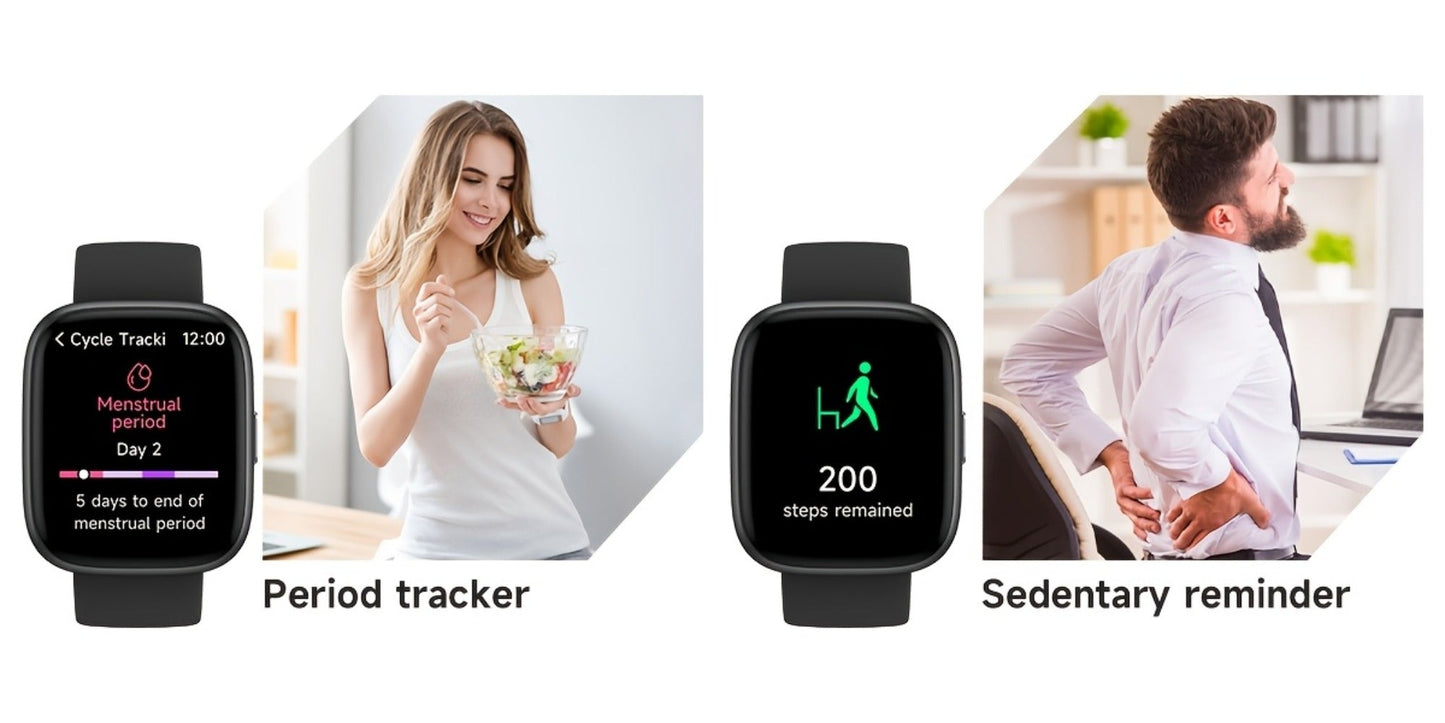 Smartwatch Alexa Built-in 1.83" HD – Wireless Calling, 100+ Sport Modes, Heart Rate, SpO2 and Sleep Readouts, Optional Woven