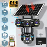 4K Solar-Powered Camera+32GB