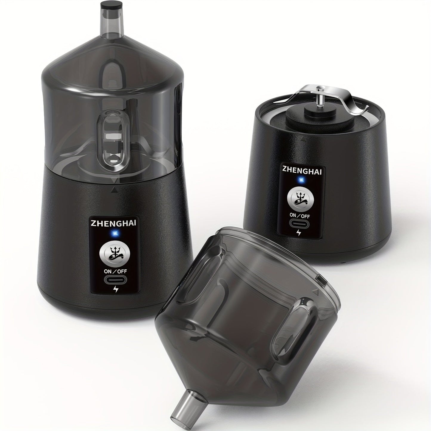 Electric Herb Grinder 150W USB-C Rechargeable - Dual Mode Pulse & Auto, Fast Grinding Dry Spices & Herbs