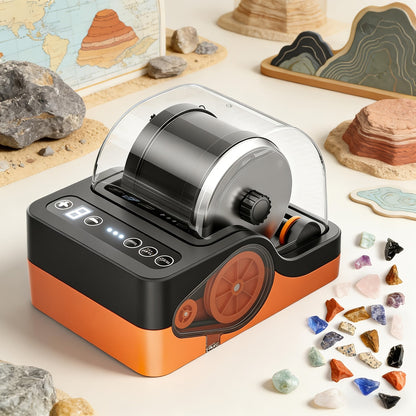 Rock Tumbler Kit for Kids & Adults 3-Speed Motor 9-Day Timer Rock Polisher with the Listed Color, Size or Set Options for Everyday Use