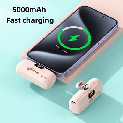Winsway 5000mAh Mini Portable Charger Type-C Metal Plug with LED LCD Display for an Everyday Personal Care Routine