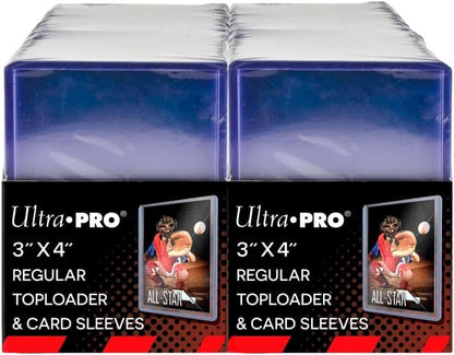 Top Loaders Card Sleeves Bundle 200ct, 3x4 Clear Rigid PVC Protectors for Standard Trading Cards