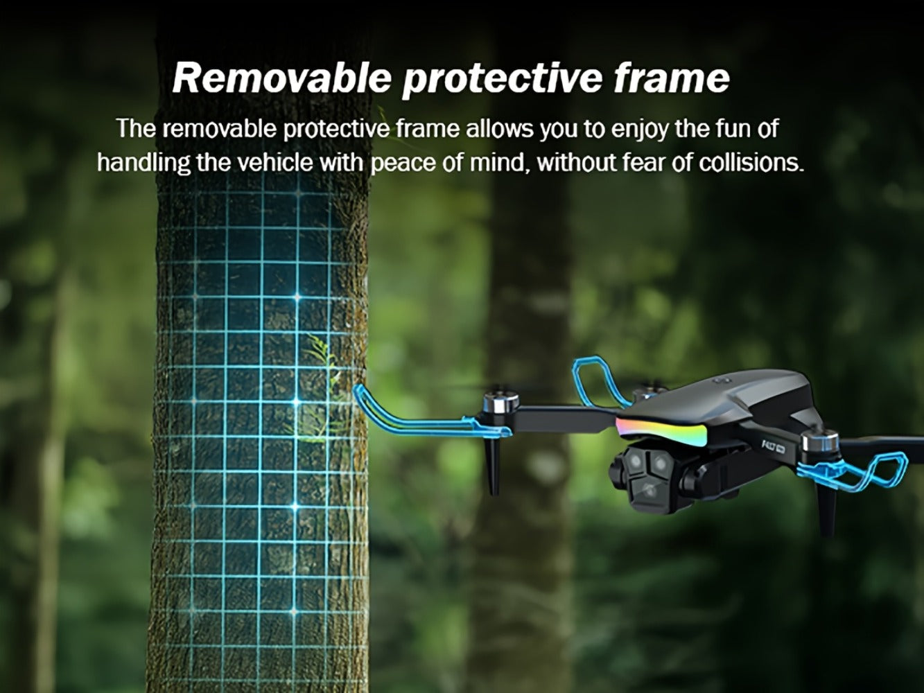 LCD Screen Drone Dual Cameras Brushless Motor Foldable RC Quadcopter with the Listed Color, Size or Set Options for Everyday Use
