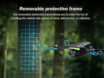 LCD Screen Drone Dual Cameras Brushless Motor Foldable RC Quadcopter with the Listed Color, Size or Set Options for Everyday Use