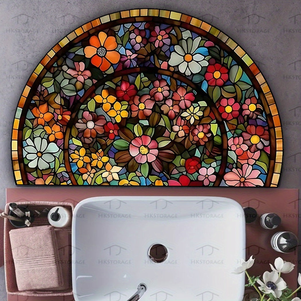 Door Mat | Washable Mandala Welcome Mat Entryway Bedroom Patio