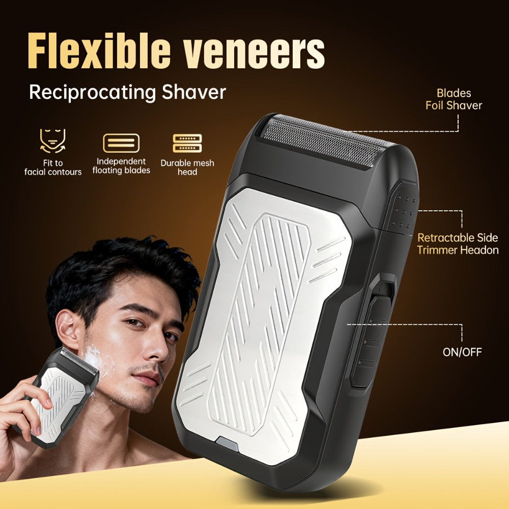 Hair Clippers & Trimmers White One-, Two- or Three-Piece Set with LCD Displays, USB-C Charging and Guide Combs
