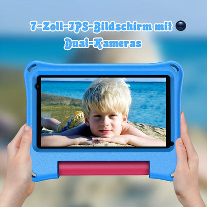 Kids Tablet PRITOM 7 Inch with Android 13, 4GB RAM, 32GB Storage, 1TB Expansion and Silicone Case