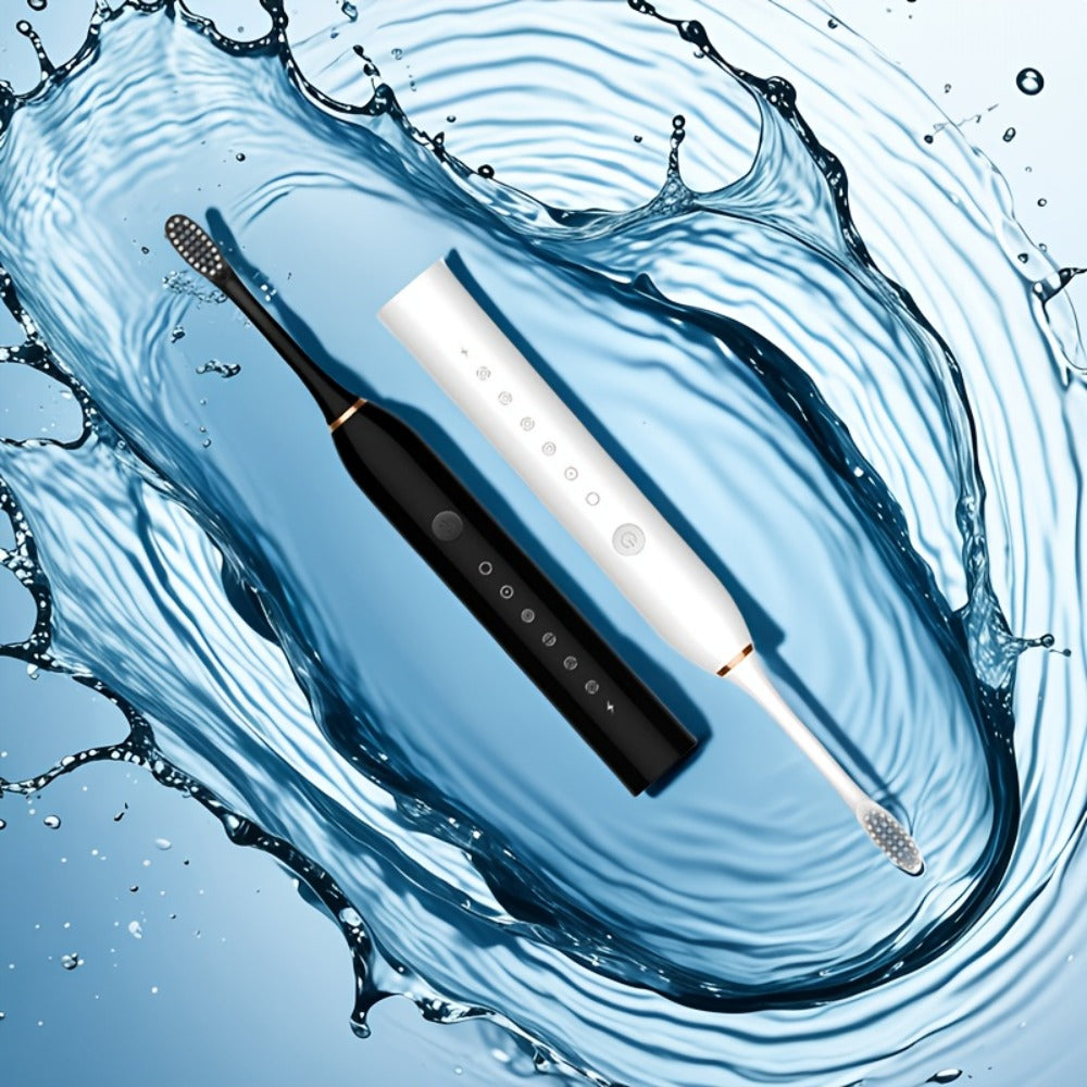 Electric Toothbrush with Six Brushing Modes, Two-Minute Timer, USB Charging and Three Color Options
