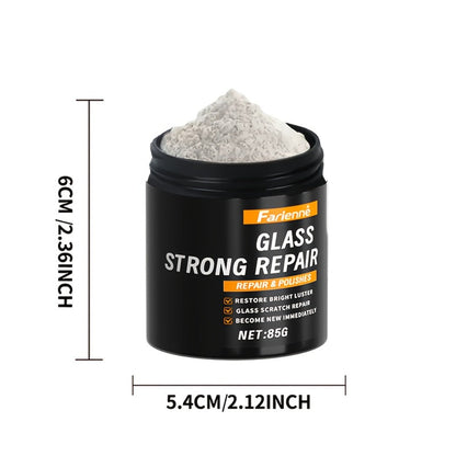 Glass Polishing Powder – Nano Windshield Scratch Repair & Clarity Restoration, Safe for All Glass Types, Car Windshield Detailing
