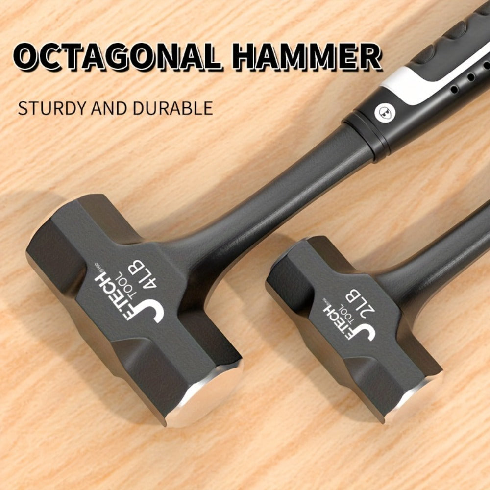 Octagonal Hammer 2/3/, Handle, Professional Masonry & Demolition Sledge Hammer for Stone, Concrete