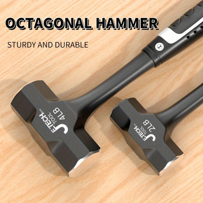 Octagonal Hammer 2/3/, Handle, Professional Masonry & Demolition Sledge Hammer for Stone, Concrete